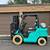 2016 Mitsubishi (1,500 Hours) 5,000 lb Propane Pneumatic Forklift Side 2 thumbnail