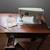 Singer 477 sewing machine cabinet, buttonholer, chair, accessories 1 thumbnail