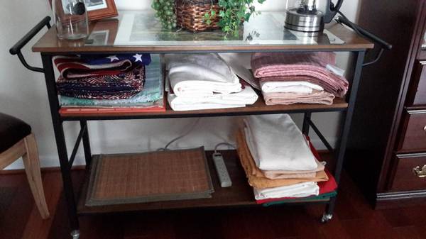 Wood Coffee or Serving Carts 1