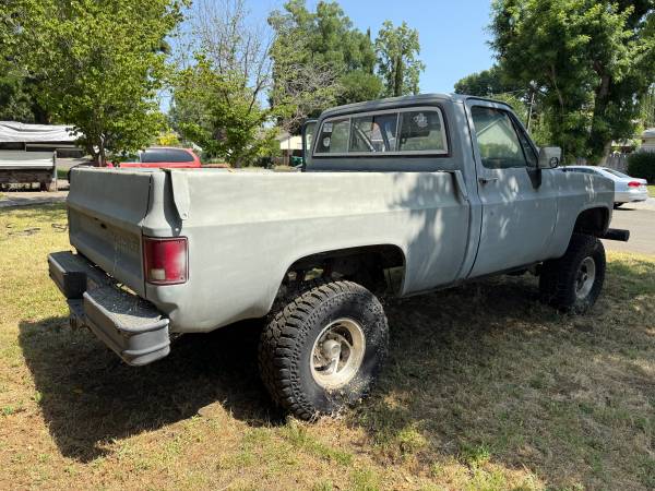 ‘87 Chevy 4x4 Short Bed Pickup $6,500 OBO - $6,500 (Chico, CA)63617754815491123