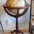 Vintage Rare Quality Replogle World Globe 16" Wood Stand topographical 2 thumbnail