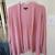 Eileen Fisher pink cotton blend cardigan sweater 1 thumbnail