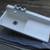 VINTAGE CAST IRON PORCELAIN KITCHEN SINK WITH SINGLE DRAIN BOARD 3 thumbnail