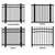 Aluminum Fence Panels & Posts, Multiple Styles 13 thumbnail