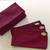 Burgundy Dinner Napkins - Hallie St. Mary - set of 12 2 thumbnail