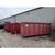 Enclosed Roll-Off Dumpster Containers - Cable Pull Type " Red Color" 2 thumbnail