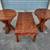 Rustic Hand Crafted Pine Brutalist Tables - 3 Pieces 9 thumbnail