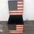 Foldable USA Flag Small Ottoman Storage Seat Box (Silver Lake) 1 thumbnail
