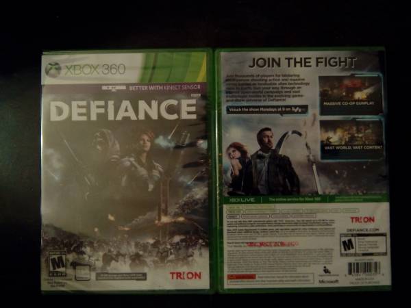 Defiance Microsoft Xbox 360 x360 VG Brand New 1