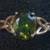 Vintage 925 Silver Peridot Ring Solitaire Size 5 2 thumbnail