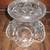 Heavy Cut Crystal Rose Style Punch Bowl with Stand & 8 Cups 11 thumbnail