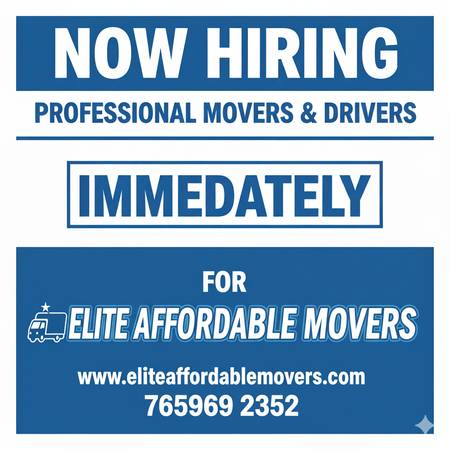 SAT(THIS MORNING Exp Professional Movers needed now EXP. A MUST 1