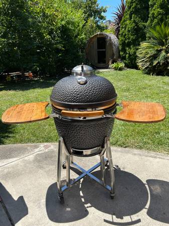 Vision Classic Large Ceramic Kamado Grill + Extra Accessories - $300 (san jose south)63471478408323122