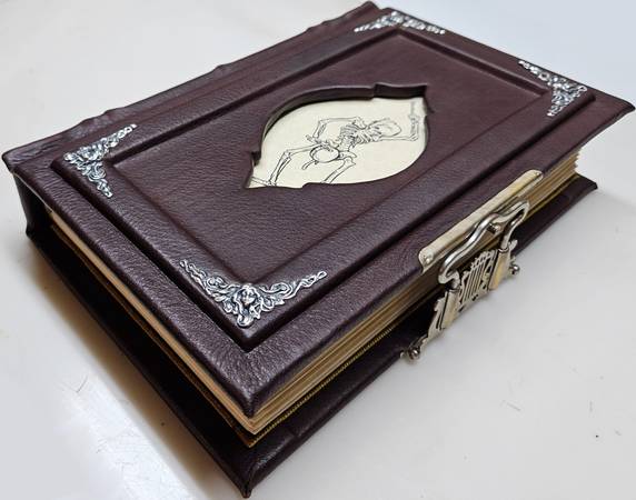 Leather-Bound Grimoires Book of Shadows - Occult Demonology Witchcraft - $163471471332097124