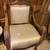 Crazy carved antique wood throne style arm chair 1 thumbnail