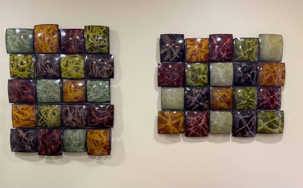 Unique modern medal wall art 1