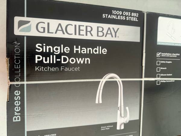 Wireless Sensor Activated Kitchen Faucet Glacier Bay Single Pull-down With Hands 1