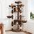 73in Fan-Shaped Space-Saving Corner Cat Tower/Multi-Level Tall Cat Tree for Indo 1 thumbnail