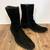 BLACK SUEDE WOMEN'S ITALIAN BOOTS 3 thumbnail