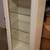 IKEA Billy bookshelf 15 3/4" x 11" x 41 3/4" white, glass doors, used, 1 thumbnail
