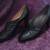 Joseph Shoe Salon Michigan Avenue Chicago Black Leather Pumps size 7 1 5 thumbnail