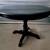 Black round dining table with 2 chairs 4 thumbnail