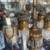 Antique large crystal Hollywood regency lamp 2 thumbnail