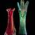 Vintage swung finger smaller vases $30 Ea 4 thumbnail