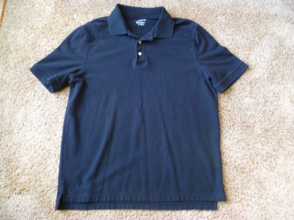 Men's Croft & Barrow Easy Care Black Polo Shirt Size Large 1