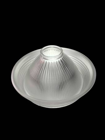 Hollowphane Sailor Hat light fixture with unique rare center diffuser 2 units av 1