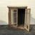 Antique Original Farmhouse Built in Wood & Glass Cabinet 1930s 2 thumbnail