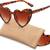 Heart Sunglasses for Women,Womens Retro Sunglasses,Beach Must Haves U 1 thumbnail