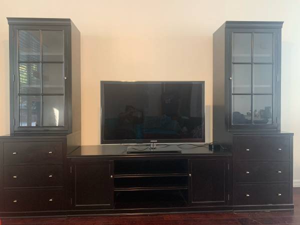 Pottery Barn Entertainment Center 1