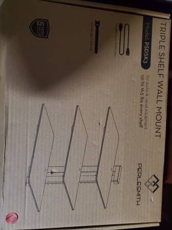 Triple shelf wall mount 1