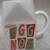 Carton-Shaped Ceramic "Delicious EGG NOG" Pitcher/Mug/Vase Christmas! 4 thumbnail