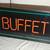 Buffet indoor electric lighted sign with switch 1 thumbnail
