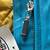 Women’s Jordan Joe Rocket Motorcycle Jacket Baby Blue Large 10 thumbnail