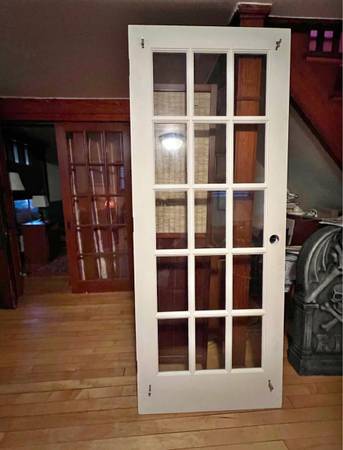 Interior door 3 over 5 glass paine door 1