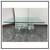 Charles Hollis Jones Cityscape Lucite Dining Table 3 thumbnail