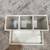 White Lacquer 3 Compartment Bathroom Organizer 2 thumbnail