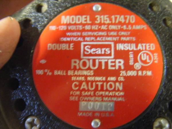 RoutersCraftsman $30, Porter Cable $50, polipasto de cadena $55, tensores de cadena $25 - $35 (Dallas)63435574915073121