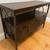 TV Console /Stand Wooden 2 Tier with 3 Wicker Front Drawers Bottom Row 1 thumbnail