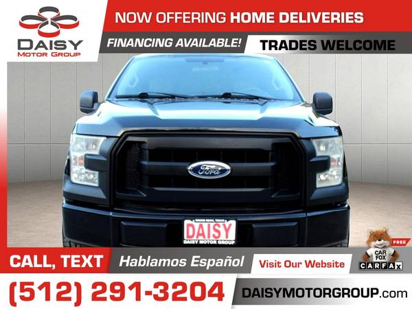 2015 Ford F150 F 150 F-150 SuperCab 163 pulgadas XL por solo $320/mes! - $17,888 (DAISY MOTOR GROUP)63439463138305121
