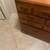 Vintage slant front solid wood secretary desk 6 thumbnail