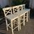 4 IKEA ‘INGOLF’ WHITE BARSTOOL/COUNTER HEIGHT CHAIRS-BACKS/FOOTRESTS 3 thumbnail