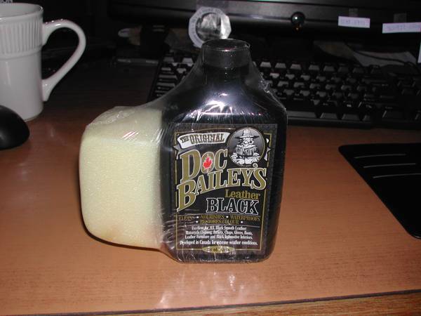 D66 - Doc Baileys Leather Black 8.8 ounces 1