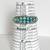 Navajo Sterling Turquoise 16 Stone Bracelet by Anita White Goat.BEAUTY 4 thumbnail