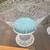 (2) Russell Woodard spun fiberglass peacock chairs B12 13 thumbnail