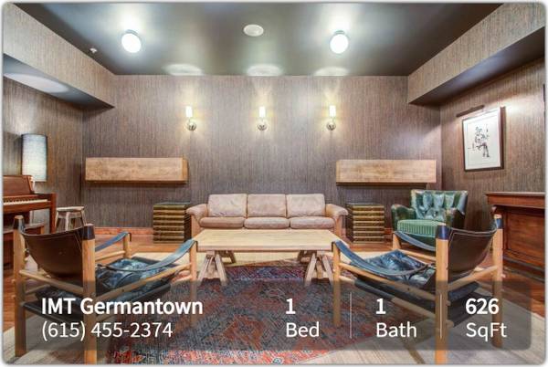 $1,745 / 1 hab. - 626 pies² - Accesorios de lujo, amplio espacio de armarios, tecnología en el hogar y más! (Nashville - First Tennessee Park)63680193306627120