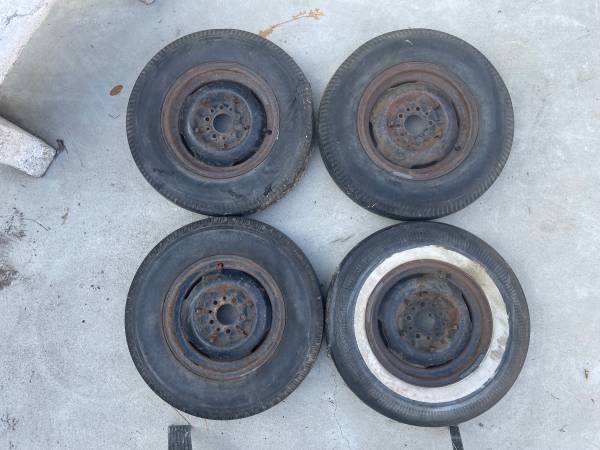 Hot Rod TROG 1940s 1950s Dodge Plymouth Wheels Rims 5 on 4 1/2 1